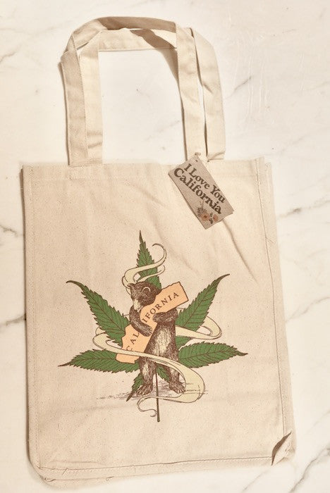 Cannabis Bear Tote Bag