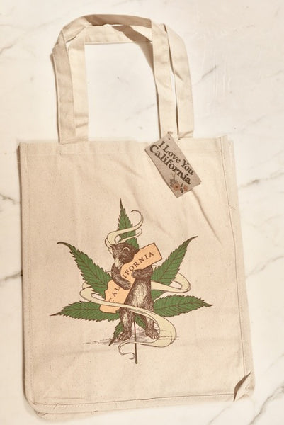 Cannabis Bear Tote Bag