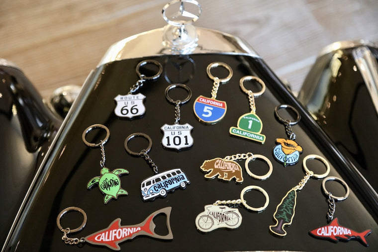 Time Ward California Keychains