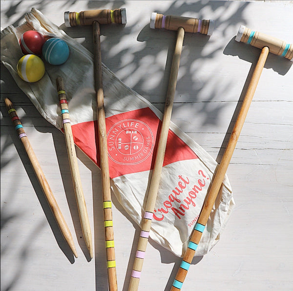 Sunnylife Croquet Set