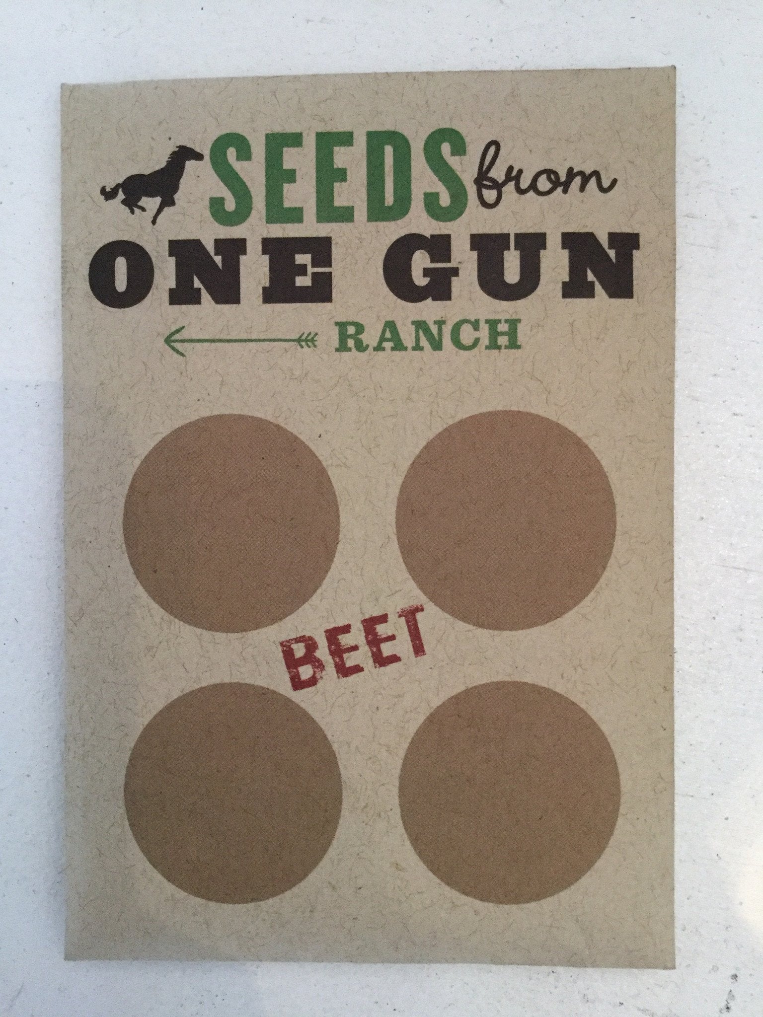Seeds from One Gun Ranch