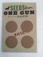 Seeds from One Gun Ranch
