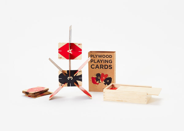 Plywood Playing Cards