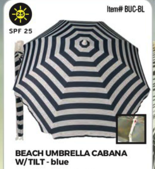 Beach Umbrella Cabana w/Tilt
