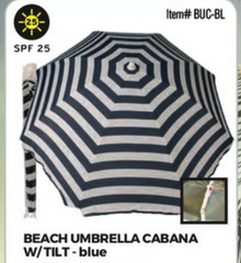 Beach Umbrella Cabana w/Tilt