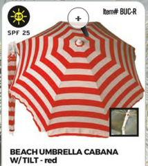Beach Umbrella Cabana w/Tilt