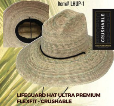Lifeguard Hat Ultra Premium Flexfit - Crushable