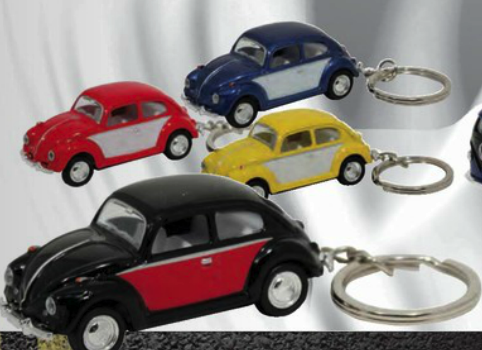 1967 Classic Old Bug Two-Tone Keychain (P/B)