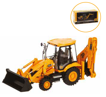 JCB 3CX Backhoe Loader 1:50 Scale Model