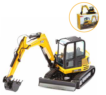 JCB 86C-1 Midi Excavator 1:50 Scale Model