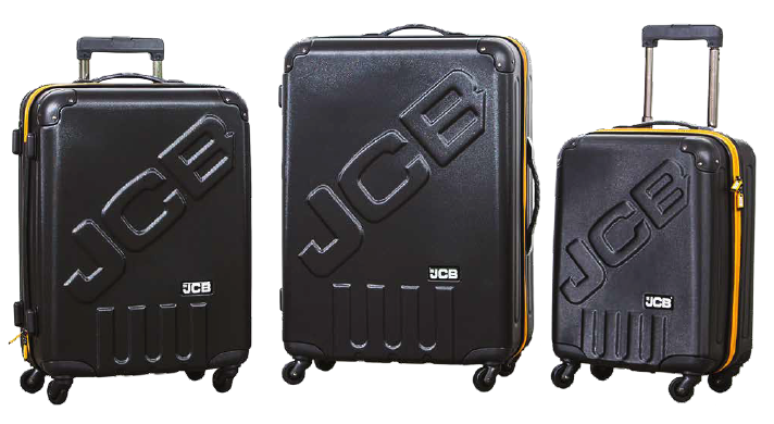 JCB Hardshell Luggage Set of 3