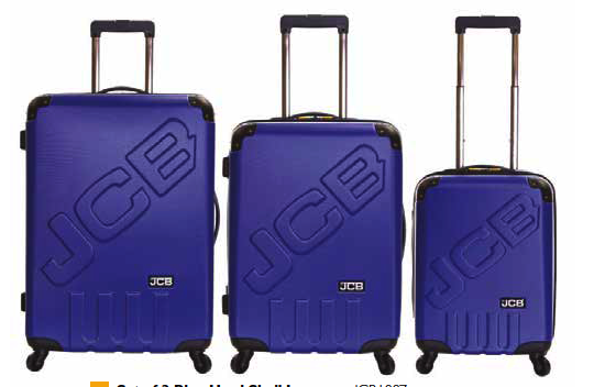 JCB Hardshell Luggage Set of 3