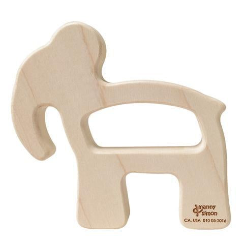 Manny and Simon Wooden Teether